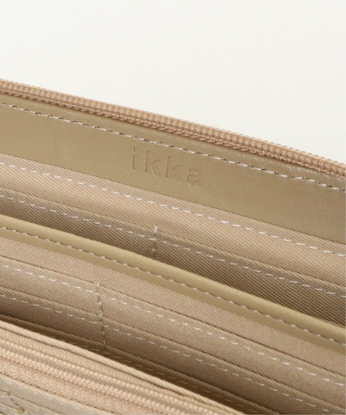 ikka（イッカ）の「3color ラウンドタバイレ 長財布（財布・レディース・ブラック/ベージュ/グリーン・FREE）」の16枚目の写真