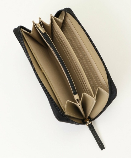 ikka（イッカ）の「3color ラウンドタバイレ 長財布（財布・レディース・ブラック/ベージュ/グリーン・FREE）」の18枚目の写真