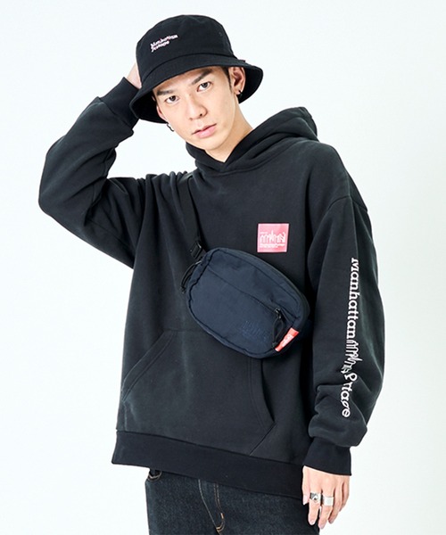 Manhattan Portage（マンハッタンポーテージ）の「One Mile Waist Bag（ボディバッグ/ウエストポーチ・メンズ・ダークネイビー/ベージュ・X-SMALL）」の15枚目の写真