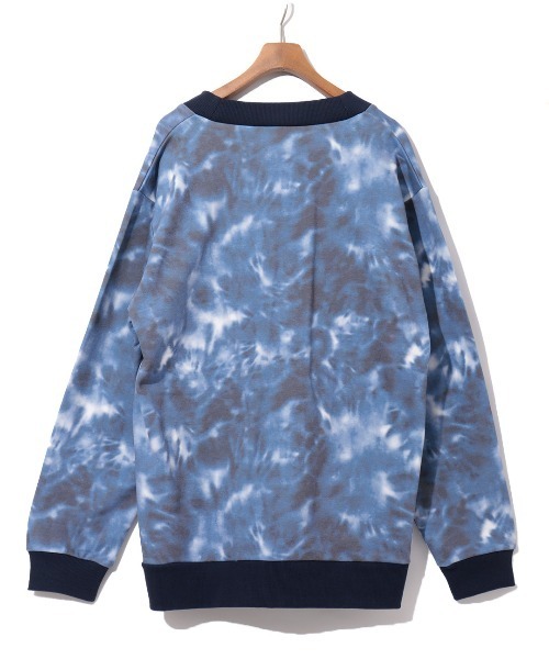 チチカカ（チチカカ）の「【ユニセックス】ムラ染めプリントカーディガン（カーディガン/ボレロ・メンズ・カーキ/ネイビー・LARGE/MEDIUM）」の14枚目の写真