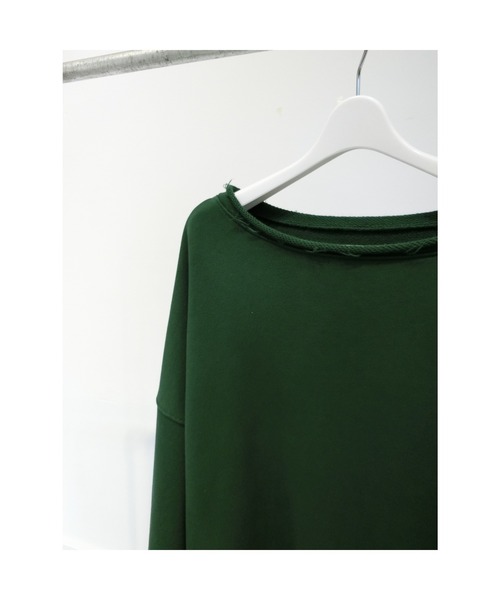 ulu(ウル)の「Original Big silhouette damage sweat(スウェット・レディース・ブラック/グリーン・FREE)」の8枚目の写真