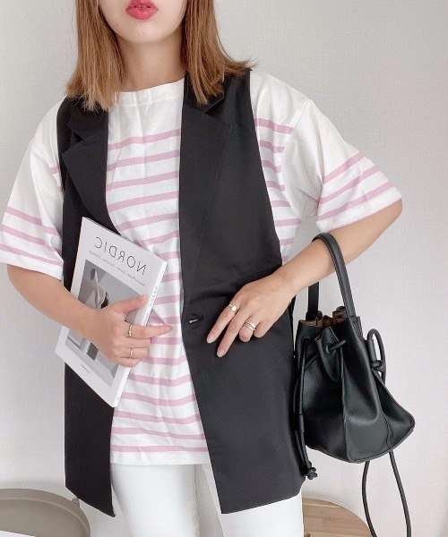 moment+（モーメントプラス）の「フェイクレザー 2WAY巾着ショルダーバッグ（ショルダーバッグ・レディース・ブラック/ベージュ/オレンジ/モカ/グレイッシュベージュ・FREE）」の18枚目の写真