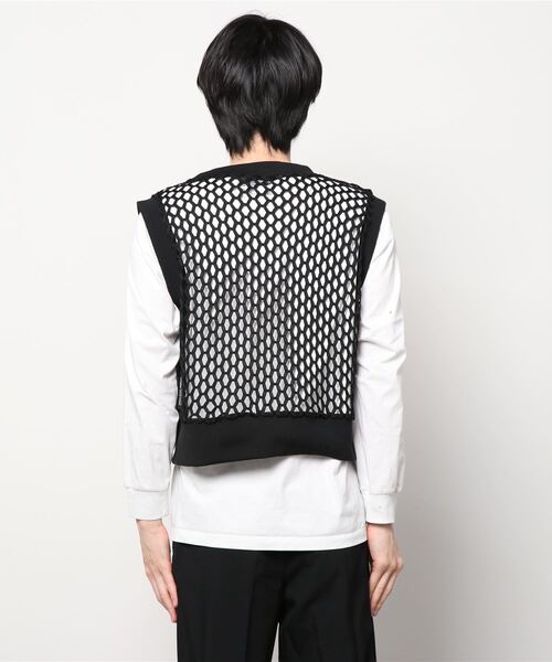 BASIC COTTON(ベーシックコットン)の「【BASIC COTTON/ベーシックコットン】22SS MESH VEST/メッシュベスト アミアミベスト(ベスト・メンズ・ブラック・ONE SIZE)」の14枚目の写真