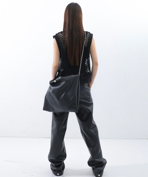 BASIC COTTON(ベーシックコットン)の「【BASIC COTTON/ベーシックコットン】22SS MESH VEST/メッシュベスト アミアミベスト(ベスト・メンズ・ブラック・ONE SIZE)」の12枚目の写真