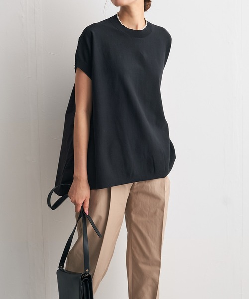 極美品 インゲボルグ 24SS 完売 布帛ドッキングニットプルオーバー リボン 極美品 インゲボルグ 24SS 完売 布帛ドッキングニットプル