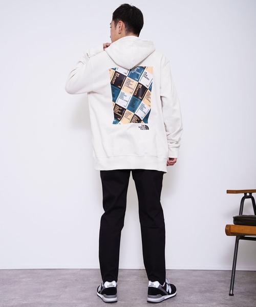 THE NORTH FACE(ザノースフェイス)の「THE NORTH FACE(ザ・ノース・フェイス) WAMFC バックロゴ プルパーカー(パーカー・メンズ・ホワイト・S/M/L/XL/XXL)」の14枚目の写真