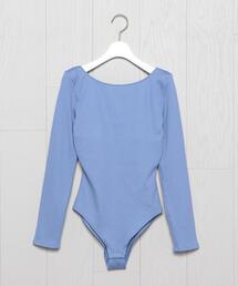 ＜H＞COTTON TERECO BODYSUITS/ボディスーツ