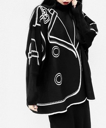 LVEU. | Jacket design dolman knit / ジャケットデザインドルマンニット(Ai select)(ニット/セーター)