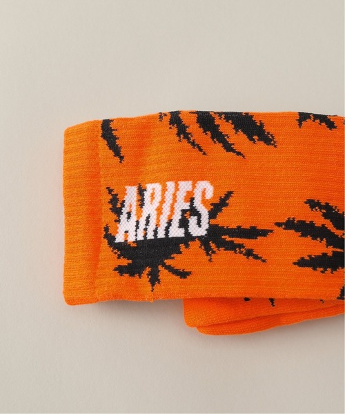 ARIES(アリーズ)の「【ARIES / アリーズ】WEED SOCKS(ソックス/靴下・メンズ・パープル系その他/オレンジ系その他・FREE)」の4枚目の写真