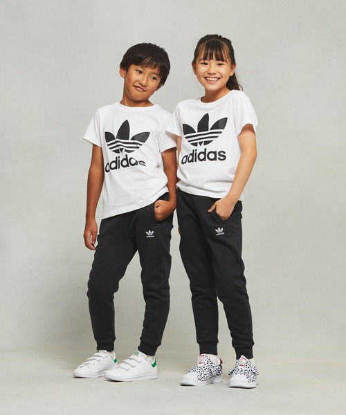 adidas（アディダス）の「アディカラー パンツ / アディダスオリジナルス adidas Originals（スウェットパンツ・キッズ・ブラック×ホワイト/ベージュ/ブルー・130/140/150/160/170）」の13枚目の写真