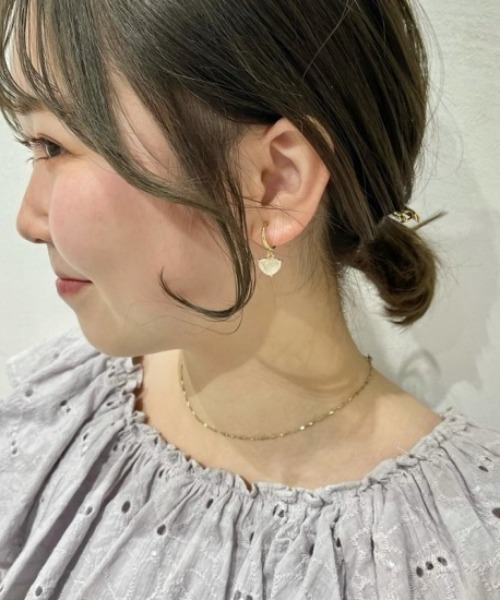 flower（フラワー）の「ピュアハートピアス（ピアス（片耳用）・レディース・ゴールド・FREE）」の10枚目の写真