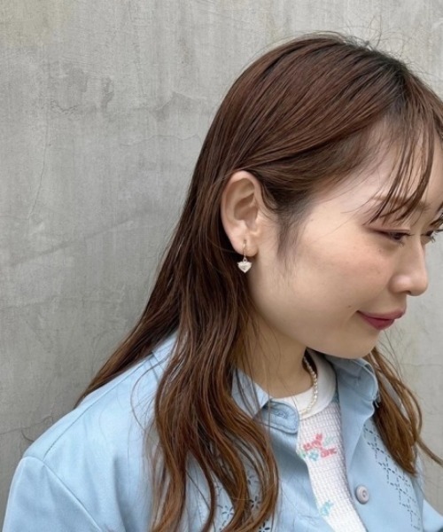 flower（フラワー）の「ピュアハートピアス（ピアス（片耳用）・レディース・ゴールド・FREE）」の9枚目の写真