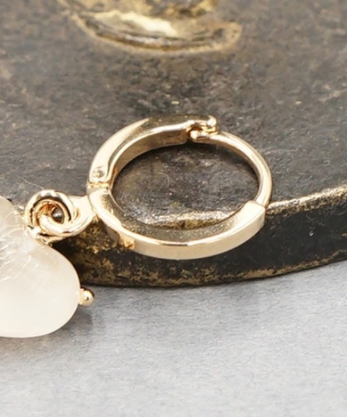 flower（フラワー）の「ピュアハートピアス（ピアス（片耳用）・レディース・ゴールド・FREE）」の8枚目の写真