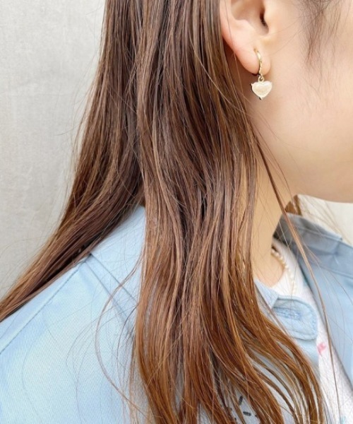 flower（フラワー）の「ピュアハートピアス（ピアス（片耳用）・レディース・ゴールド・FREE）」の13枚目の写真