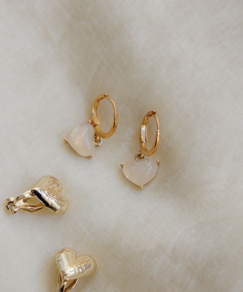 flower（フラワー）の「ピュアハートピアス（ピアス（片耳用）・レディース・ゴールド・FREE）」の16枚目の写真