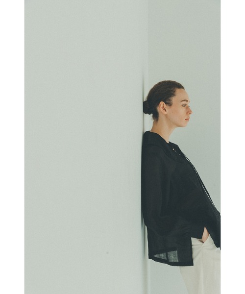 Heriter（エリテ）の「カットワークカラーブラウス（シャツ/ブラウス・レディース・ブラック/ベージュ・38）」の10枚目の写真