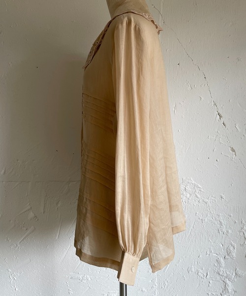 Heriter（エリテ）の「カットワークカラーブラウス（シャツ/ブラウス・レディース・ブラック/ベージュ・38）」の18枚目の写真