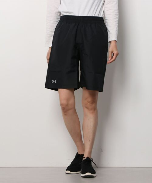 UNDER ARMOUR(アンダーアーマー)の「UAウーブン ハーフ パンツ(トレーニング/レディース)(その他パンツ・レディース・ブラック/ネイビー・L/XL/M/S)」の4枚目の写真