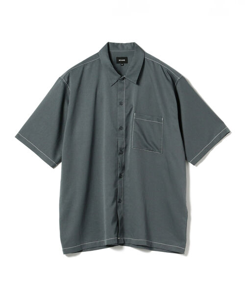 BEAMS(ビームス)の「BEAMS / ステッチ イージーフィット シャツ(シャツ/ブラウス・メンズ・ブラック/グレー/ワイン・SMALL/MEDIUM/LARGE/X-LARGE)」の19枚目の写真