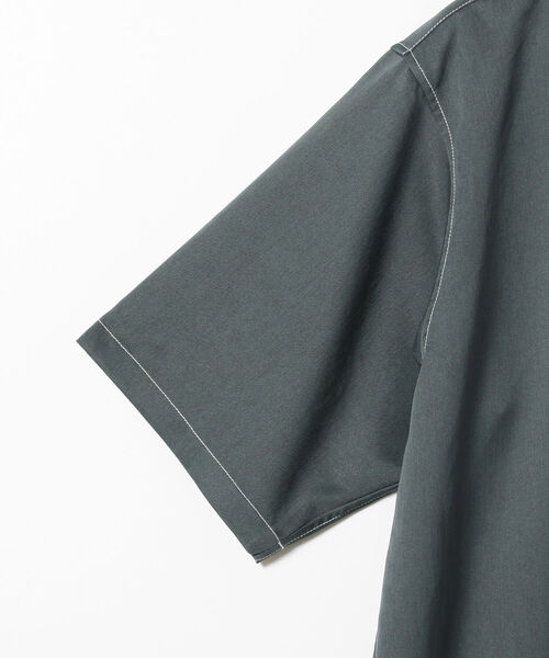 BEAMS(ビームス)の「BEAMS / ステッチ イージーフィット シャツ(シャツ/ブラウス・メンズ・ブラック/グレー/ワイン・SMALL/MEDIUM/LARGE/X-LARGE)」の17枚目の写真