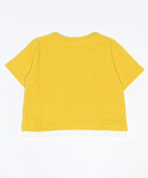 O.S.KIDS(オーエスキッズ)の「【O.S.KIDS/オー.エス.キッズ】重ね着風シャツ ハンバーガー ネズミ(シャツ/ブラウス・キッズ・マスタード・90/100/80)」の3枚目の写真