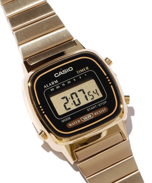 CASIO(カシオ)の「CASIO/カシオ STANDARD DIGITAL クォーツ式 腕時計(デジタル腕時計・レディース・ゴールド/ゴールド系その他・FREE)」の5枚目の写真