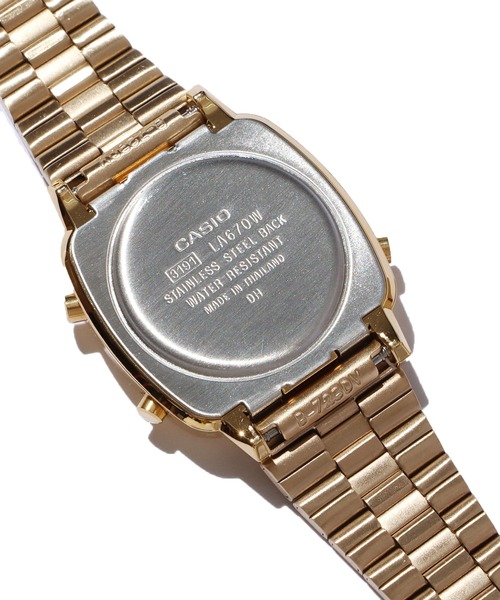 CASIO(カシオ)の「CASIO/カシオ STANDARD DIGITAL クォーツ式 腕時計(デジタル腕時計・レディース・ゴールド/ゴールド系その他・FREE)」の3枚目の写真