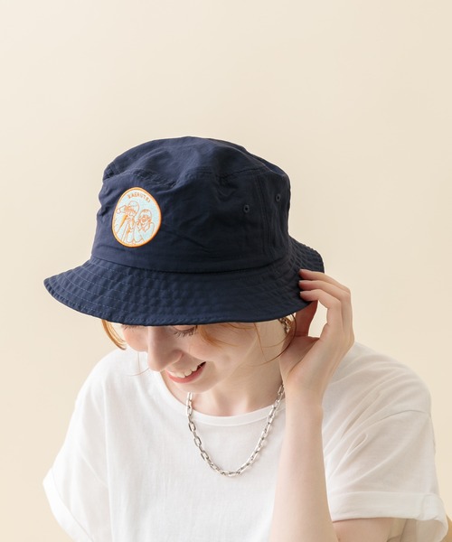 Paradise Picnic(パラダイスピクニック)の「ヨシモト バイカラーバケットハット(ハット・レディース・ベージュ/パープル/ブラウン/ライトグリーン/ライトピンク・FREE)」の4枚目の写真