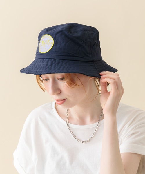 Paradise Picnic(パラダイスピクニック)の「ヨシモト バイカラーバケットハット(ハット・レディース・ベージュ/パープル/ブラウン/ライトグリーン/ライトピンク・FREE)」の21枚目の写真
