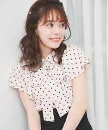 MAJESTIC LEGON | 2wayフリルスリーブブラウス(シャツ/ブラウス)