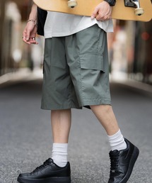 タイプライター タックワイドミリタリーカーゴイージーショートパンツ