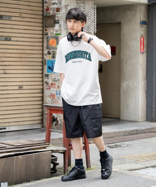 Rocky Monroe(ロッキーモンロー)の「タイプライター タックワイドミリタリーカーゴイージーショートパンツ(カーゴパンツ・メンズ・ベージュ/ブラック/ブルー/チャコールグレー/グリーン/カーキ・L/LL/M)」の10枚目の写真