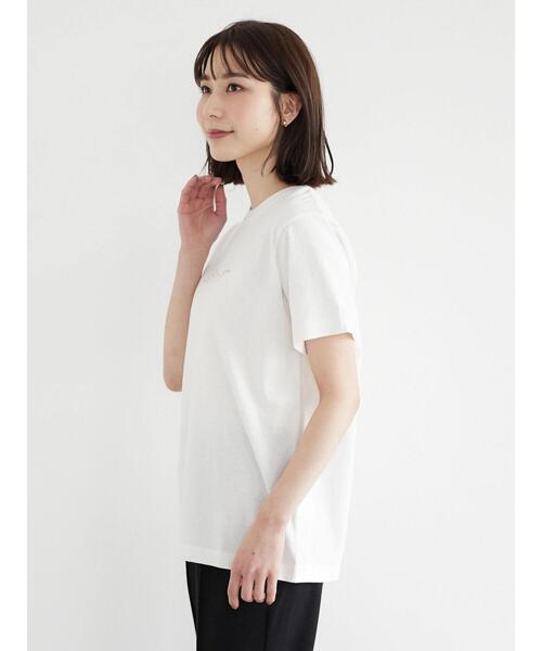 Green Parks(グリーンパークス)の「筆記体ロゴTシャツ(Tシャツ/カットソー・レディース・ブルーグリーン/オフホワイト/ブラウン・FREE)」の15枚目の写真