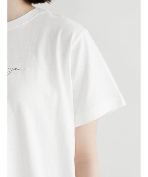 Green Parks(グリーンパークス)の「筆記体ロゴTシャツ(Tシャツ/カットソー・レディース・ブルーグリーン/オフホワイト/ブラウン・FREE)」の12枚目の写真