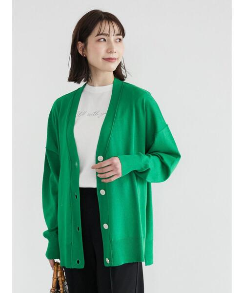 Green Parks(グリーンパークス)の「筆記体ロゴTシャツ(Tシャツ/カットソー・レディース・ブルーグリーン/オフホワイト/ブラウン・FREE)」の10枚目の写真