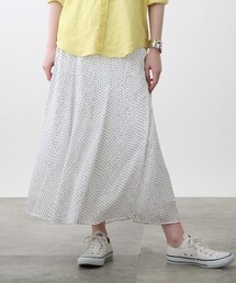 INDIVI | 【洗える/インポート】ドット柄ナローロングスカート(スカート)