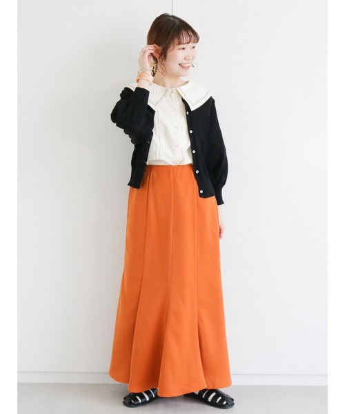 ehka sopo（エヘカソポ）の「ベーシックカーディガン（カーディガン/ボレロ・レディース・ブラック/グリーン/レッド・ﾌﾘ-）」の15枚目の写真