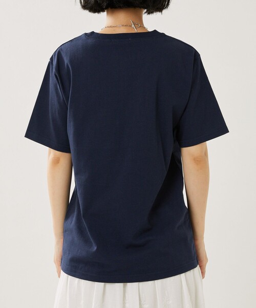 FREAK'S STORE(フリークスストア)の「DAYS TEE/デイズロゴTシャツ(Tシャツ/カットソー・レディース・オフホワイト/イエロー/ネイビー・フリ-)」の12枚目の写真
