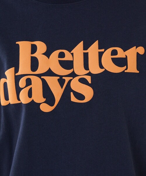FREAK'S STORE(フリークスストア)の「DAYS TEE/デイズロゴTシャツ(Tシャツ/カットソー・レディース・オフホワイト/イエロー/ネイビー・フリ-)」の14枚目の写真