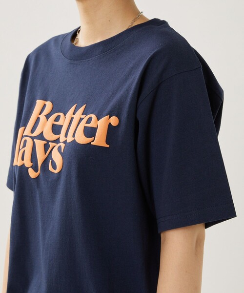 FREAK'S STORE(フリークスストア)の「DAYS TEE/デイズロゴTシャツ(Tシャツ/カットソー・レディース・オフホワイト/イエロー/ネイビー・フリ-)」の15枚目の写真
