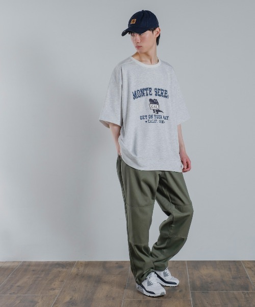 improves（インプローブス）の「プリント＆刺しゅう スウェット オーバーサイズ 半袖Tシャツ（Tシャツ/カットソー・メンズ・アッシュ/オレンジ/グリーン・MEDIUM/LARGE）」の4枚目の写真