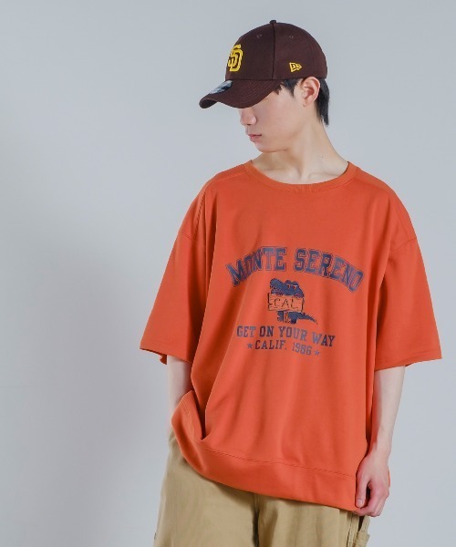 improves（インプローブス）の「プリント＆刺しゅう スウェット オーバーサイズ 半袖Tシャツ（Tシャツ/カットソー・メンズ・アッシュ/オレンジ/グリーン・MEDIUM/LARGE）」の18枚目の写真