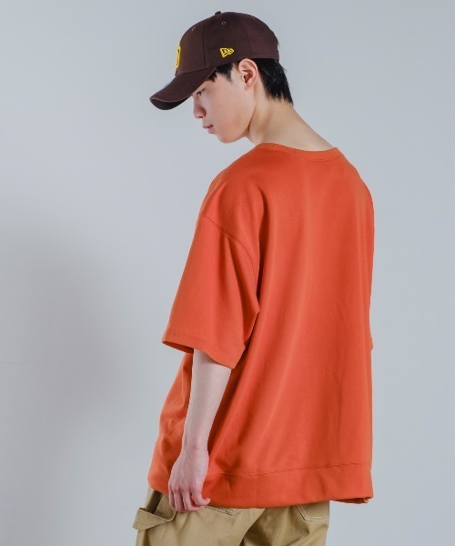 improves（インプローブス）の「プリント＆刺しゅう スウェット オーバーサイズ 半袖Tシャツ（Tシャツ/カットソー・メンズ・アッシュ/オレンジ/グリーン・MEDIUM/LARGE）」の9枚目の写真