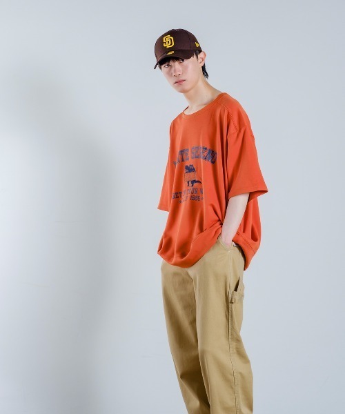 improves（インプローブス）の「プリント＆刺しゅう スウェット オーバーサイズ 半袖Tシャツ（Tシャツ/カットソー・メンズ・アッシュ/オレンジ/グリーン・MEDIUM/LARGE）」の16枚目の写真