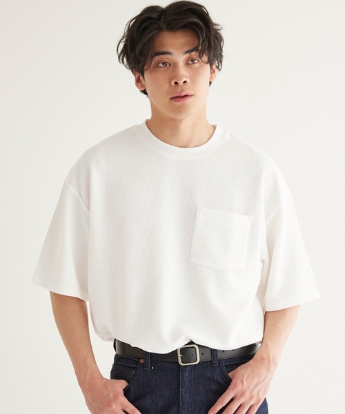 エンボスポケットTシャツ（Tシャツ/カットソー）｜coca（coca