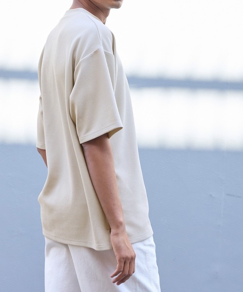 coca（coca）（コカ）の「【WEB限定セール】エンボスポケットTシャツ（Tシャツ/カットソー・メンズ・ブラック/ライトグレー/チャコール/ネイビー/ホワイト・M/L/XL）」の21枚目の写真