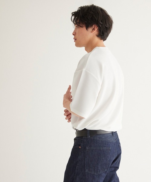 coca（coca）（コカ）の「【WEB限定セール】エンボスポケットTシャツ（Tシャツ/カットソー・メンズ・ブラック/ライトグレー/チャコール/ネイビー/ホワイト・M/L/XL）」の13枚目の写真