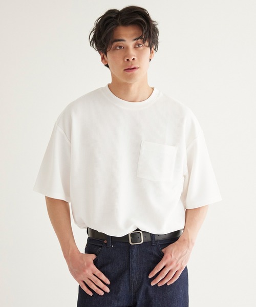 エンボスポケットTシャツ（Tシャツ/カットソー）｜coca（coca