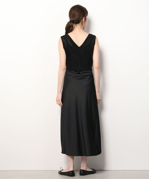 ALLSAINTS(オールセインツ)の「CASS DRESS | CASS ドレス・ワンピース(ワンピース・レディース・ブラック・S/M/XS/L)」の3枚目の写真