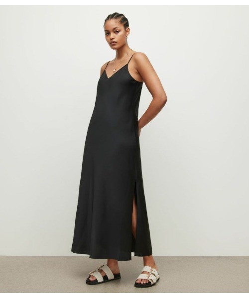 ALLSAINTS(オールセインツ)の「CASS DRESS | CASS ドレス・ワンピース(ワンピース・レディース・ブラック・S/M/XS/L)」の4枚目の写真
